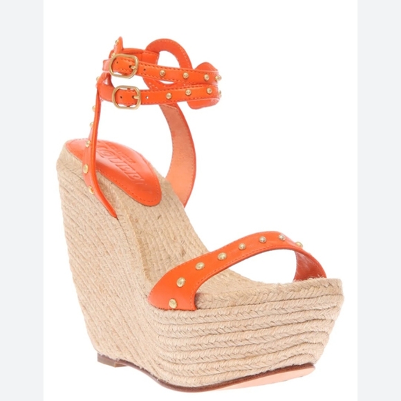 Alexander McQueen Wedge Sandals Size 39 New